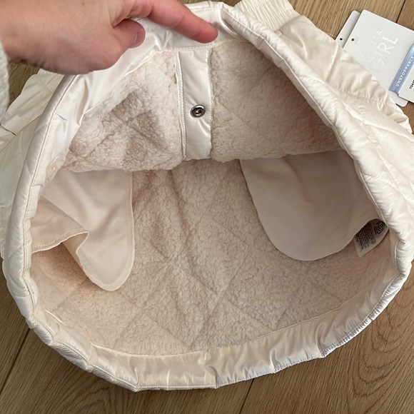 Athleta Girl Toasty Buns Metallic Quilted Mini Skirt - Picture 3 of 5